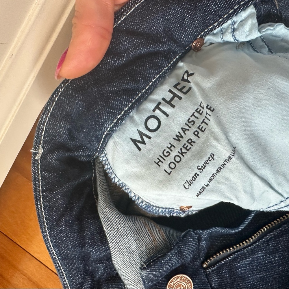 Mother. Dark Blue Women's Jeans. - Picture 3 of 3